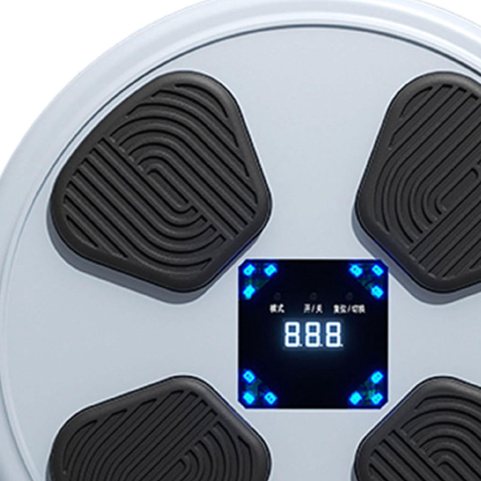 Baoblaze Boxing Machine Boxing Equipment Relaxing Electronic Music Boxing Wall Target gray with glove