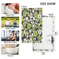 thumbnail image 6 of Yayeee 100% Cotton Hand Towels for Bathroom 16" x 28" Soft Absorbent Kitchen Towel, Green Flower Pattern, 6 of 7