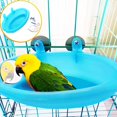 thumbnail image 4 of Bird Bath Box for Various Parrot Birds, Portable Parrot Hanging Bathroom Encourages Cleaning, Translucent Plastic Construction for Close Monitoring, Durable and Non-Toxic Design, 4 of 5