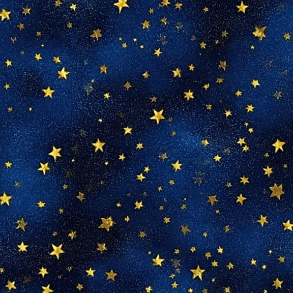 Peel and Stick Wallpaper 23.6in x 9.8ft Golden Stars Deep Blue Night Sky Contact Paper Vinyl Self-Adhesive Removable Wall Paper for Bedroom DIY Home Decor Renter Friendly