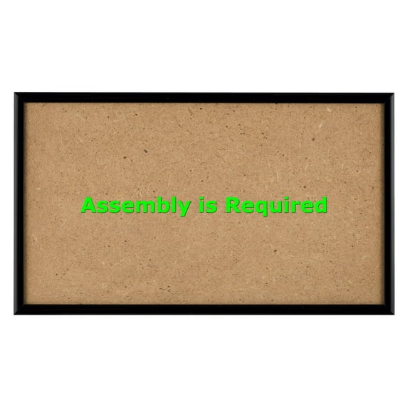 Quadro Frames 7x13 inch Picture Frame, Black, Style P375-3/8 inch Wide Molding