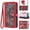 Red, variant on Asuwish Phone Case for Samsung Galaxy A24 4G/5G Wallet Cover With Tempered Glass Screen Protector Crossbody Wrist Strap Flip Pattern Zipper Credit Card Holder Stand Cell A 24 24A Lte Women Men Blue