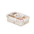 thumbnail image 1 of EastVita Large Snack Box, Divided Serving Tray with Lid, Charcuteries Container for Portable Snack Platters, Clear Organizer for Candy Building Blocks Nuts Snacks, 1 of 8