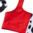 thumbnail image 4 of GYRATEDREAM Girl's 3 Piece Swimsuits Cow Print Bikini Bathing Suit with Shorts 6-12 Years, 4 of 4