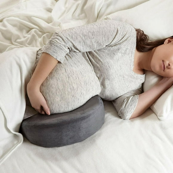 Pregnancy Pillow, Body Support Memory Foam Sleeping Wedge Pillow for Maternity, Grey