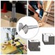 thumbnail image 4 of Brocas para madera 19 piezas (10 mm - 40 mm) Avellanador de carburo, instalación de puertas esféricas, cajones, Brocas para dar forma a agujeros limpios y planos en la base de la madera, 4 of 5