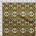 thumbnail image 4 of oneOone Velvet Gamboge Yellow Fabric African Aztech Sewing Material Print Fabric By The Yard 58 Inch Wide, 4 of 4