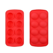 Ice Cube Mold Easy Release Silicone & Flexible 8 Ice Cube Trays With For Cocktail Freezer Stackable Ice Trays With Covers, Kitchen Ice Cube Mold