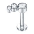 thumbnail image 1 of 1PC Titanium Ear Piercing Cartilage Earrings Tragus Helix Pirsing Labret Piercing Cross Ear Lobe Lip Rings Daith Jewelry Women FJH, 1 of 6