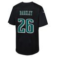 thumbnail image 3 of Toddler Nike Saquon Barkley Carbon Black Philadelphia Eagles Super Bowl LIX Patch Fashion Game Player Jersey, 3 of 3