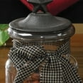 thumbnail image 3 of Park Designs Black Star Glass Jar - 5.5"H, 3 of 3