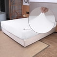 thumbnail image 2 of Knit Fitted Sheet,Double Bed Fitted Sheet,Sheets,Full Fitted Sheets Ultra Soft Comfortable and Durable Full Size, Solid Cotton Bedsheets(Blue 80*55*12in), 2 of 9