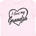 thumbnail image 4 of Inktastic I Love My Grandpa in Black Chalk Heart Boys or Girls Baby T-Shirt, 4 of 5