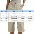 thumbnail image 4 of Tauxra Capri Pants for Women Solid Color Elastic Waist with Belt Pockets Casual Work and Weekend Wear in Regular Length, 4 of 4