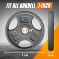 thumbnail image 2 of Cast Iron - 1 Inch Grip Weight Plate - 5lb - 4pcs, 2 of 6