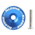 thumbnail image 1 of Bike Aluminium Alloy Headset Stem Top Cap 31.8Mm With Bolt 30.5Mm Blue, 1 of 9
