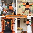 thumbnail image 4 of Crashing Witch Halloween Decoration Outdoor Witch Props -Flying Crashed Witches,Crashing Witch into Tree Halloween Decorations,Flying Witch Decor for Front Yard, Tree, Porch, Outdoor Lawn, 4 of 9