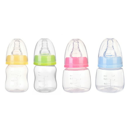 Mini Nursing Bottle Standard Caliber for Newborn Baby Drinking Water Feeding Milk Fruit