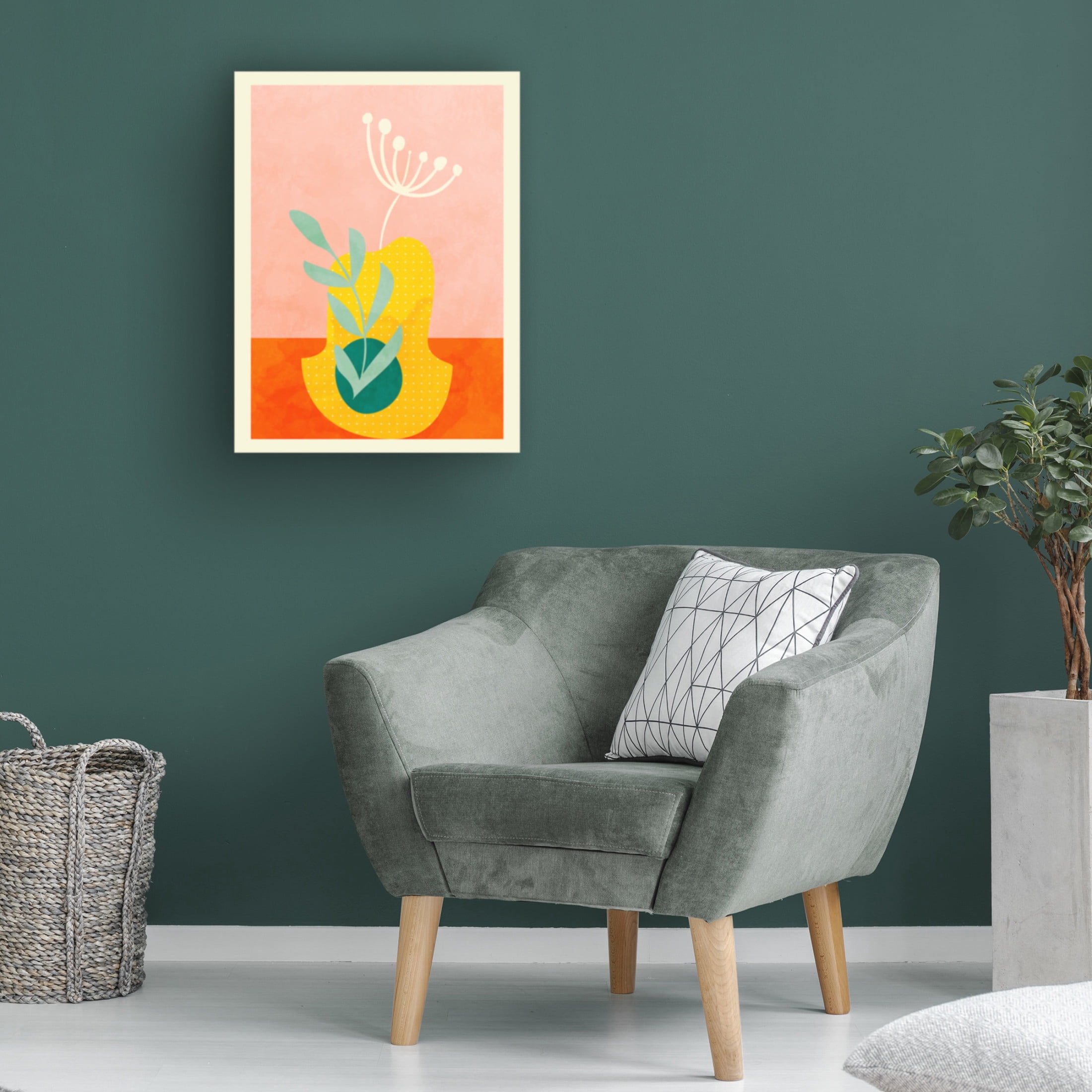 Trademark Fine Art Ana Rut Bre Spaces Fleur2 Canvas Wall Art