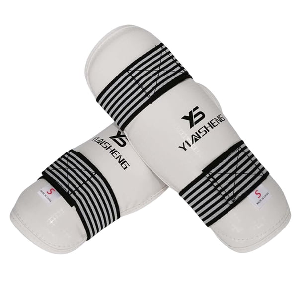 Taekwondo Shin Guard Protection Pads Sparring Protective Gear Protector ...