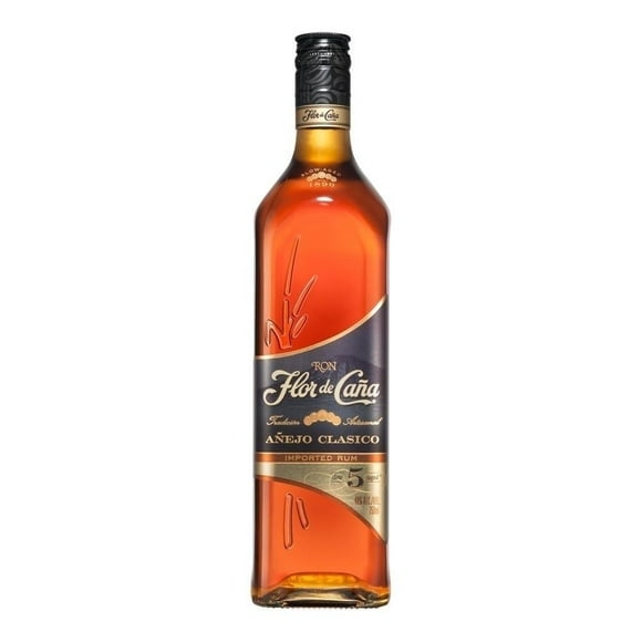 Ron Flor de Caña Añejo Clásico 5 Años 750 ml