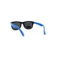 thumbnail image 4 of Polarized Boys Kids Size Horn Rim Hipster Crush Proof Sunglasses Black Blue Black, 4 of 4