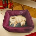 thumbnail image 3 of Fiudx Cama Navideña para Mascotas, Diseño de Reno Rojo, Cojín Extraíble y Lavable, Cálida para El Invierno, Decoración Navideña para Gatos y Perros, Acogedor Espacio de Descanso, Tamaño 50 X 40 X 20, 3 of 6