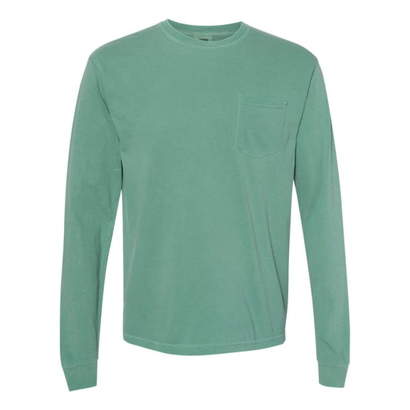 Comfort Colors Garment-Dyed Heavyweight Long Sleeve Pocket T-Shirt
