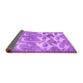 thumbnail image 2 of Ahgly Company Indoor Rectangle Abstract Purple Contemporary Area Rugs, 5' x 7', 2 of 4