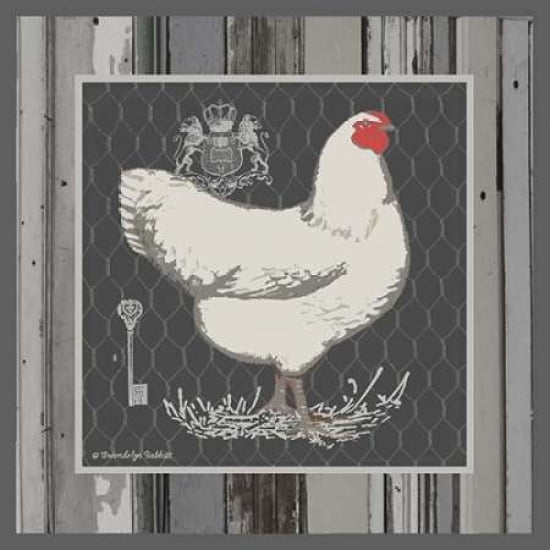 White Hen Canvas Ar