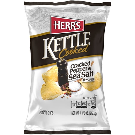 Herr's Kettle Cooked Potato Chips, 8 oz.