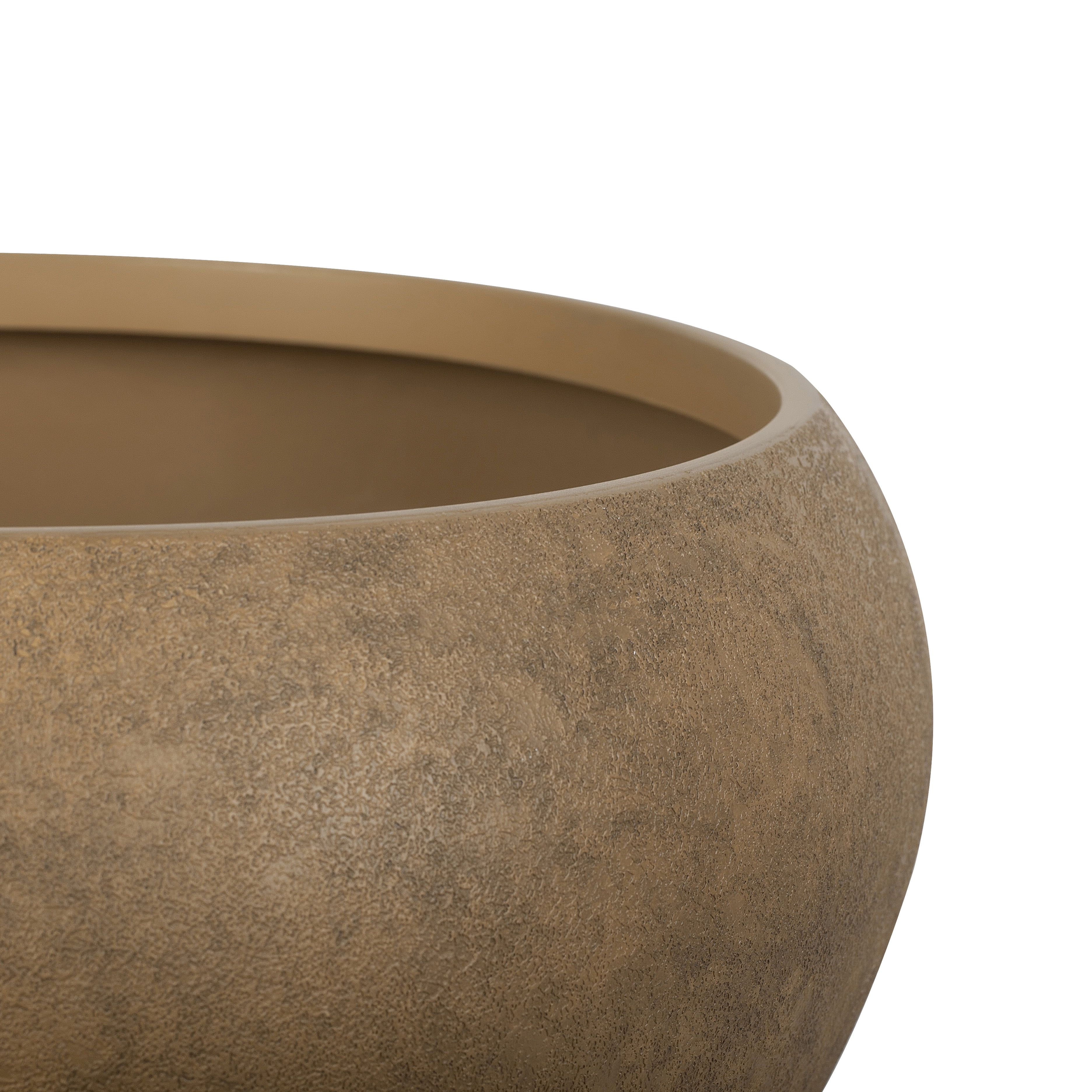 Better Homes & Gardens 23 inch Organic Planter Terracotta Plant Pot with Natural Rustic Design Large Size for Outdoor Use