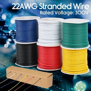 2 Conductor Parallel Silicone Wire 30AWG 30 Gauge Red Black Electrical Wire  Tinned Copper Spool 3.0m/10ft