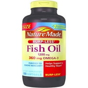 Nature Made Burpless Fish Oil, 1200mg, 200ct