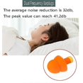 thumbnail image 2 of Soft Silicone Soundproof Earplugs For Sleep Noise Reduction Reusable Ears Plugs Aircraft Earplugs, 2 of 4