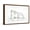 Brown Frame, variant on Art.com Barnyard Pencil Sketch II Stretched Canvas Print Wall Art by Ethan Harper, 36" x 24"