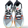 thumbnail image 2 of N I-K-E Men's A i r-Jor-dan Zion 1 Shoes DA3130-008 Sneakers Gray Orange Size 11.5, 2 of 6