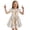 White-B, variant on Easter Bunny Print Girls Dress Flutter Sleeve Party Dress For Toddler Baby Girl Floral Occasion Outfits Dresses