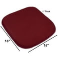 thumbnail image 7 of Memory Foam Honeycomb Non-Slip Back 16" x 16" Chair Cushion Pad 2, 4, 6, 12 Pack, 7 of 7