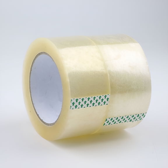 CCOCC 2026 New 6 Rolls Adhesive Tape Silent Transparent High Viscosity Clear Duct White Clear Duct Tape for Office,Home,Packing,Shipping