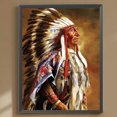 thumbnail image 3 of Diamond Painting 5D DIY Full Round Drill Indians Decoración del hogar (GS3564), 3 of 9