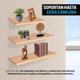 thumbnail image 3 of Repisas Flotantes Redlemon de Madera 3 Pz 30x15 40x15 50x15 cm, 3 of 8