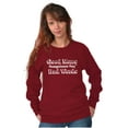 thumbnail image 5 of Good Moms Sometimes Say Bad Words Women Crewneck Sweatshirt Brisco Brands 3X, 5 of 6