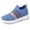 Blue, variant on Wovix Women's Hands Free -ins Go Walk Flex Sneakers Lightweight Breathable Soft Daily Comfort Elastic Sock On Walking Lightweight Non- Fall Shoes Spring Summer
