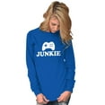 thumbnail image 4 of Video Game Junkie Gamer Nerdy Gaming Long Sleeve TShirt Men Women Brisco Brands X, 4 of 6