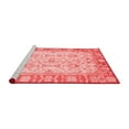 thumbnail image 2 of Ahgly Company Machine Washable Indoor Round Oriental Red Modern Area Rugs, 8' Round, 2 of 4