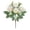 White, variant on Taotanxi Artificial Flowers, Fake Plastic Peony Flowers for Home Office Flowers Bouquet Centerpiece Wedding Decoration Christmas Decor (Blue)