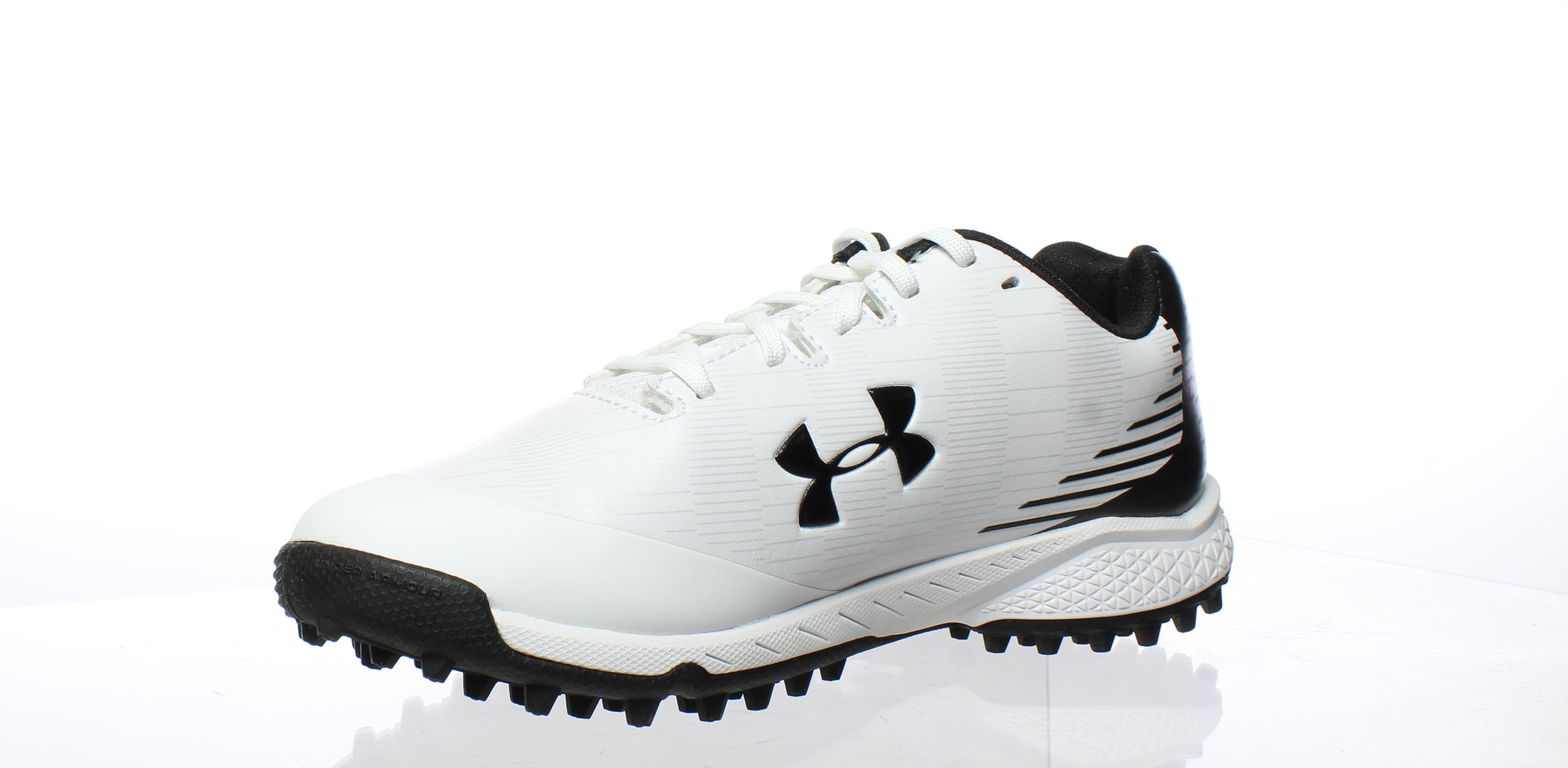 Black Size 10 M New Womens Under Armour Finisher Lacrosse Turf Shoes White 