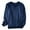 Navy, variant on zbxnLI Men's Fleece Pajama Tops Long Sleeve Crewneck Sleepwear Fall Winter Fuzzy Pullover Sweatshirts