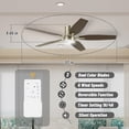 thumbnail image 2 of Ventilador de techo FANSHAIN 132 cm con luz y control remoto, 2 of 6